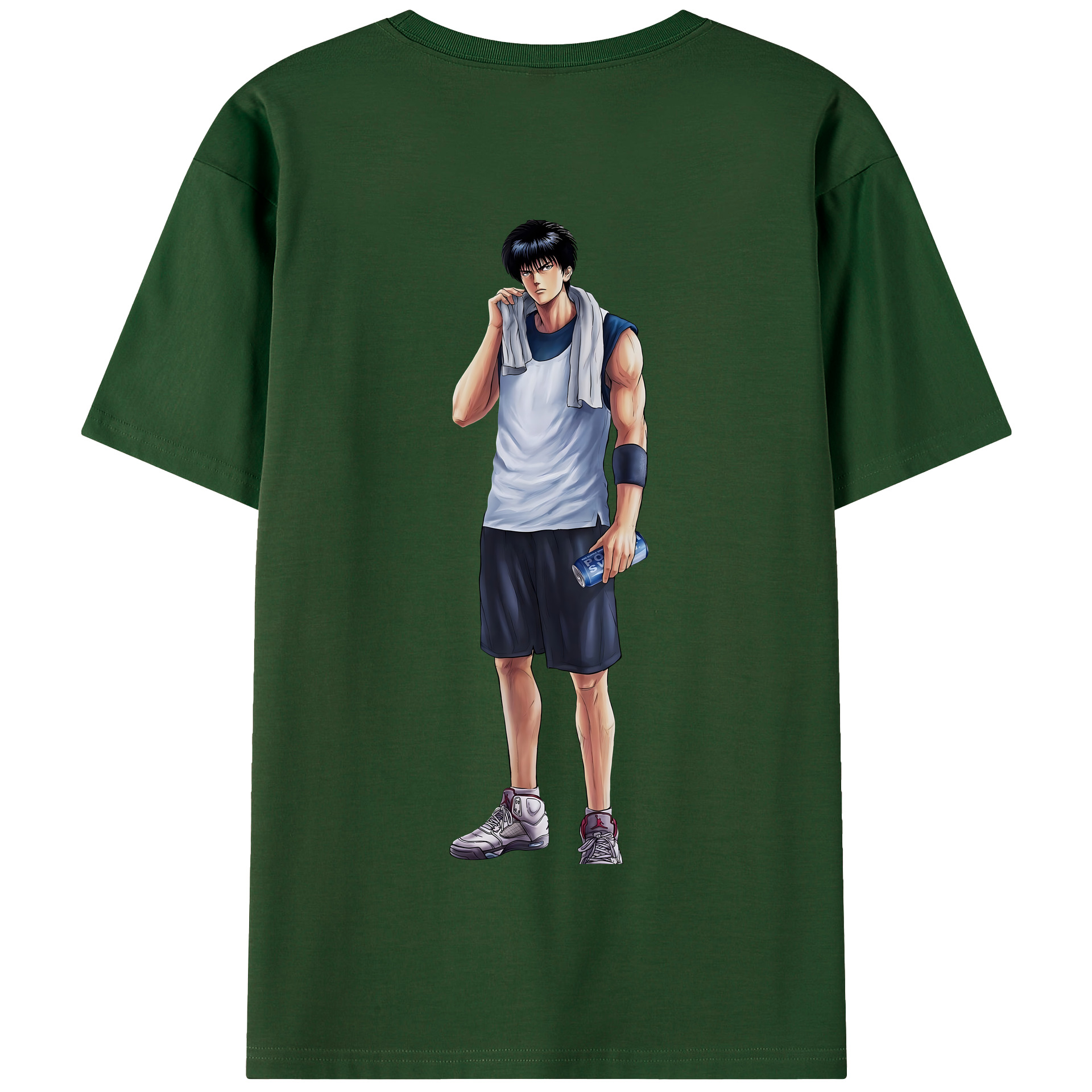 SLAM DUNK／スラムダンク 綿100％半袖Tシャツ（背面プリント）